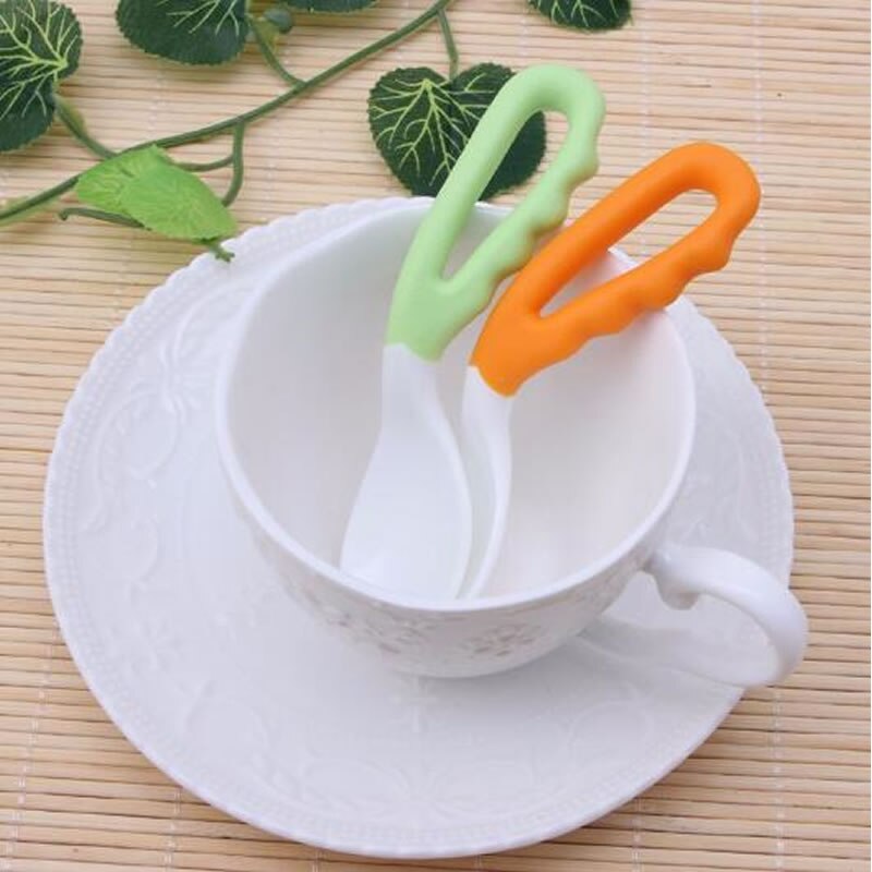 Baby Self Feeding Spoon Easy Grip Handle